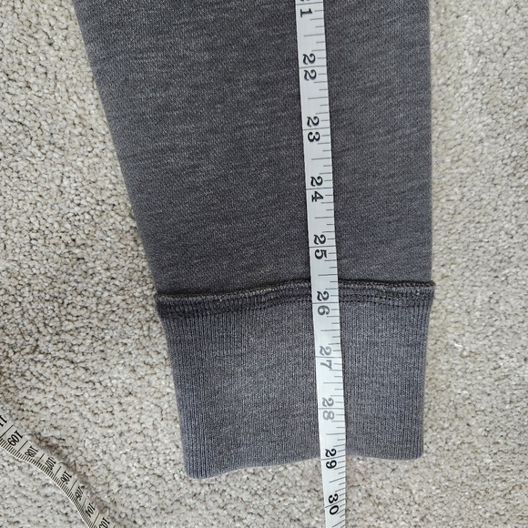 Hollister VTG Y2K 2000s Skater Half Zip Hooded Sweatshirt Grey Hoodie Size XL - Picture 11 of 16